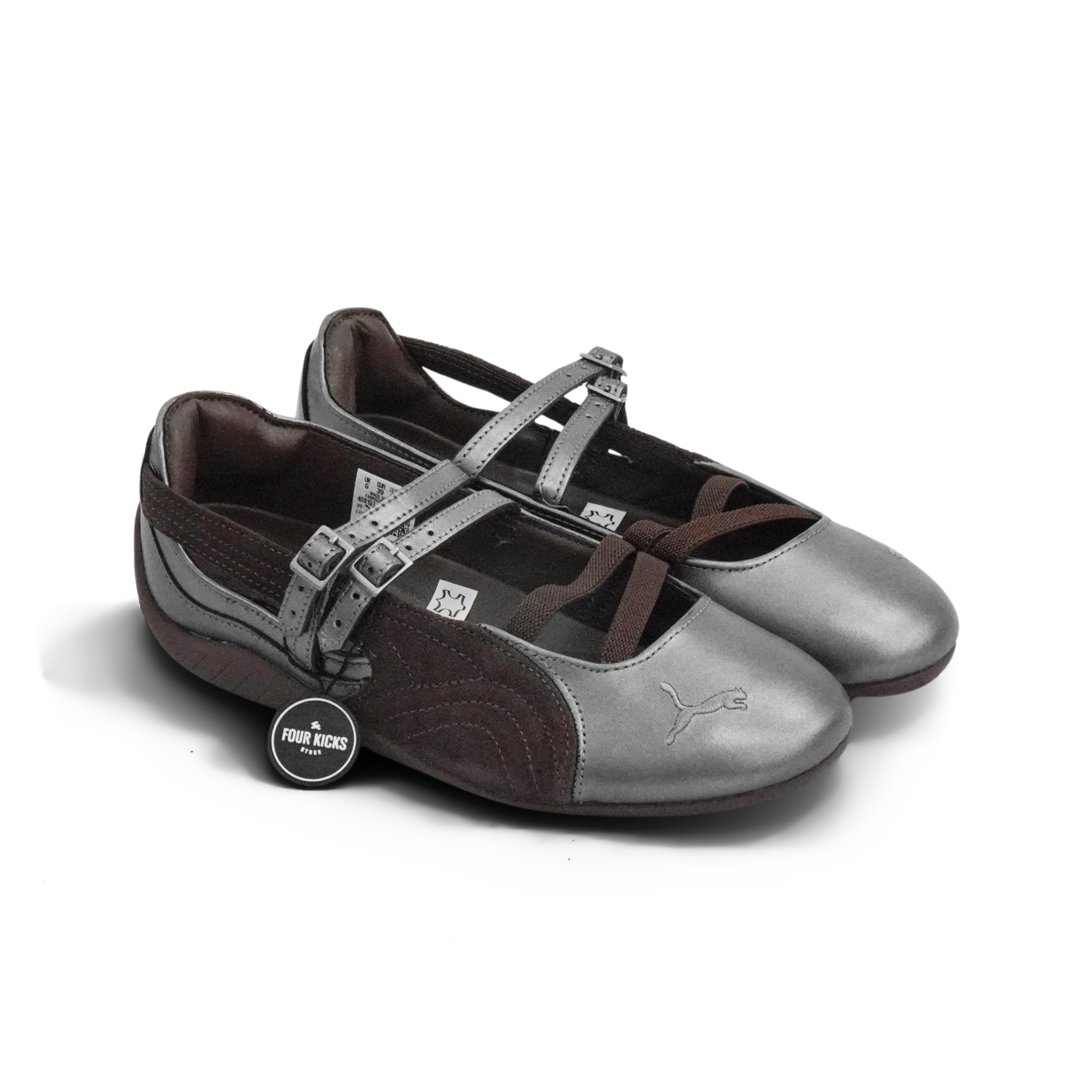 Puma Lifestyle Shoes Speedcat Ballet Lux Chocolate Gum Womens 408197 01 (2) Puma Speedcat Ballet Lux Chocolate Gum Womens 408197 01 - Gambar 1