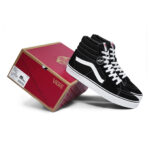 Vans SK8 HI Black White Mens VN000D5IB8C - Gambar 2