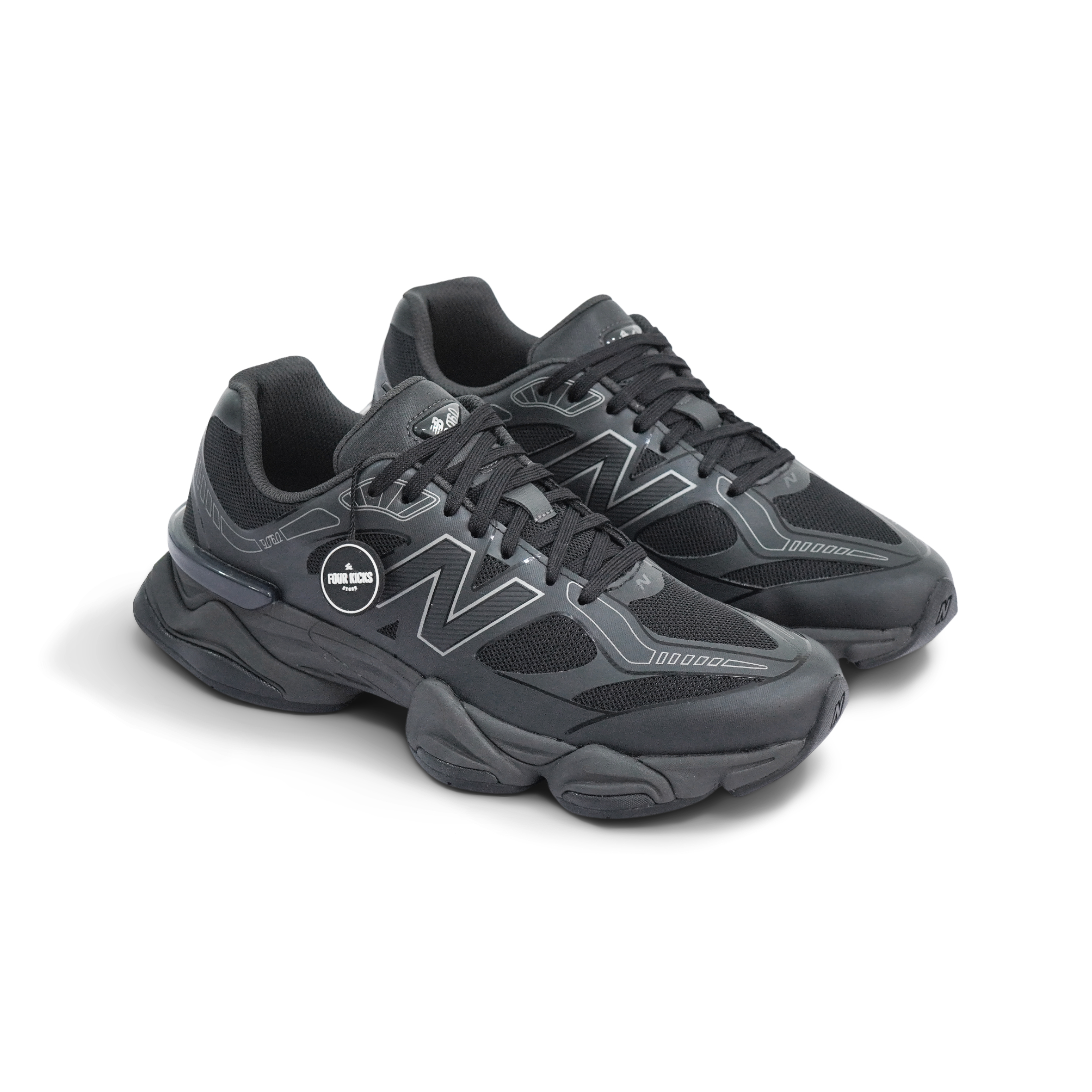 2370 New Balance 9060 Balck Grey Black Mens U90606TO - Gambar 1