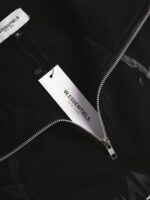 W Essentiels Jacket Half Zip Colibri Washed Noir Black - Gambar 3