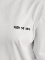 Fier De Moi Tshirt Cute Dragon White Short Sleeve White - Gambar 4