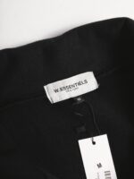 W Essentiels Jacket Half Zip Colibri Washed Noir Black - Gambar 2
