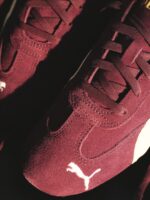 Puma Speedcat OG Aubergine Wine Burgundy Mens 398846 81 - Gambar 3