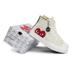 Converse CTAS 70 Hi X Comme Des Garcons Play White 150205C - Gambar 2