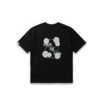 Fier De Moi T-shirt Ball Flower Short Sleeve Black