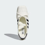 Adidas Superstar Square Toe Ballet Jennie Off White Black Womens LB3786 - Gambar 3