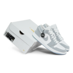 Nike Air Jordan 1 Low White Wolf Grey Womens DC0774 105 - Gambar 2