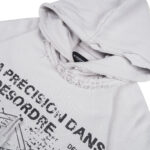 W Essentiels Hoodie Marcadier Distressed Asphalt - Gambar 2