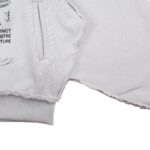 W Essentiels Hoodie Marcadier Distressed Asphalt - Gambar 4