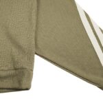 W Essentiels Hoodie Oversize Lucien Olive - Gambar 3