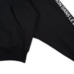 W Essentiels Hoodie Oversize Zip Nardini Black - Gambar 5
