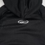 W Essentiels Hoodie Zip Gregoire W / Applique Noir Black - Gambar 3
