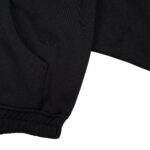 W Essentiels Hoodie Zip Gregoire W / Applique Noir Black - Gambar 4