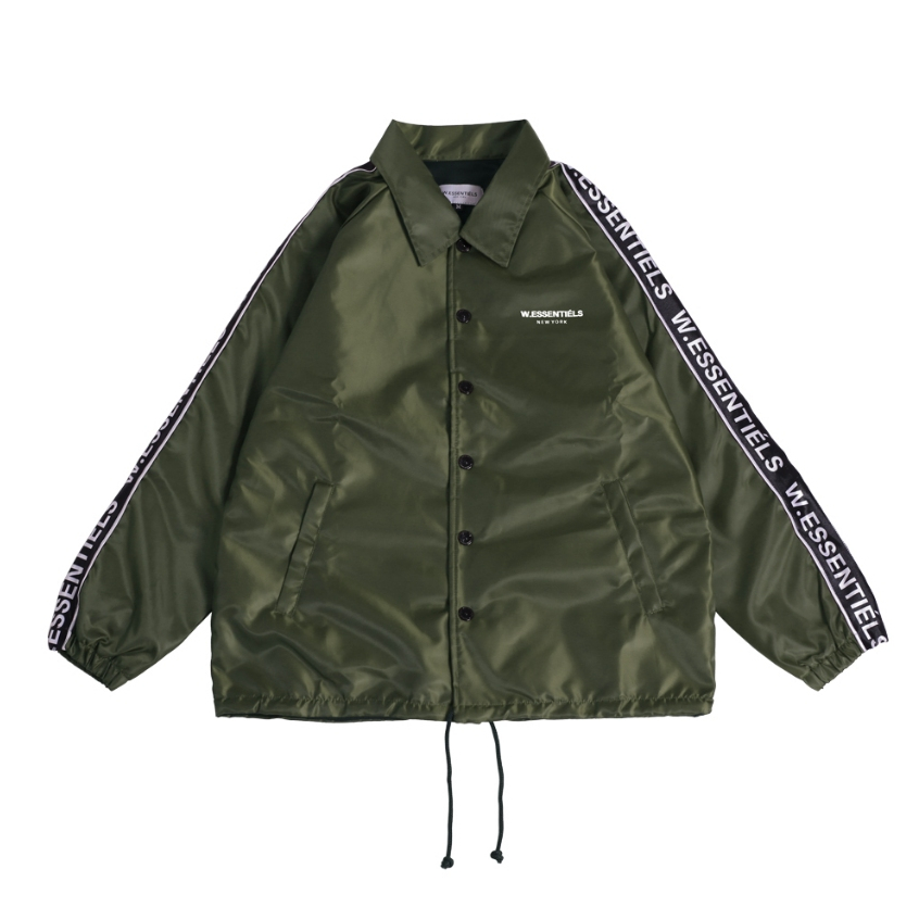 W Essentiels Jacket Delibes Windbreaker Forest Green 1 W Essentiels Jacket Delibes Windbreaker Forest Green - Gambar 1