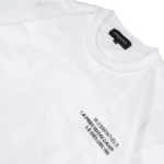 W Essentiels T-Shirt Boxy Cut Marcaider White - Gambar 4