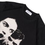 W Essentiels T-Shirt Boxy Cut Nardini Noir Black - Gambar 3