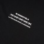 W Essentiels T-Shirt Boxy Cut Nardini Noir Black - Gambar 4