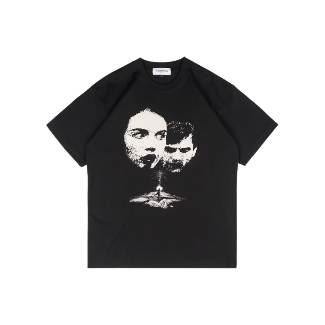 W Essentiels T-Shirt Boxy Cut Nardini Noir Black W Essentiels T-Shirt Boxy Cut Nardini Noir Black - Gambar 1