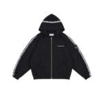 W Essentiels Hoodie Zip Gregoire W / Applique Noir Black