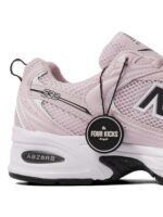 New Balance 530 Inspired Stone Pink Faded Black Womens U5301WW - Gambar 8